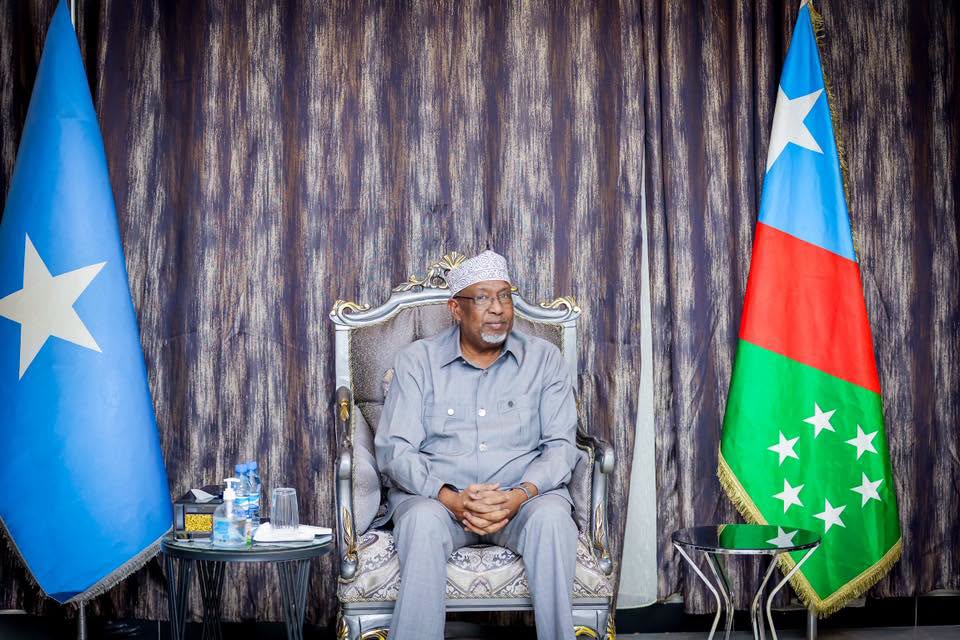 Madaxweynaha Koonfur Galbeed Sheekh Aadan Maxamed Nuur Madoobe